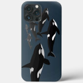 Orca Whale iPhone 6ケースキラーホエールアートケース Case-Mate iPhoneケース (裏面)