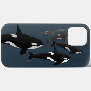 Orca Whale iPhone 6ケースキラーホエールアートケース 13 Pro Maxケース