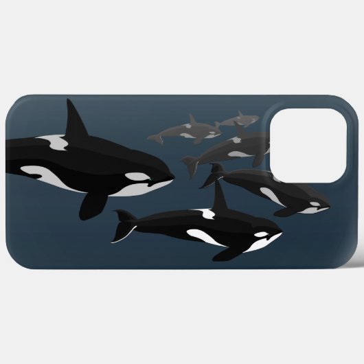 Orca Whale iPhone 6ケースキラーホエールアートケース Case-Mate iPhoneケース (裏面 (横))