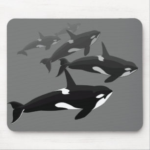 Orca Whale Mousepad Custom Killer Whale Mouse Pad マウスパッド