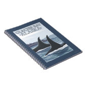 Orca Wheres #1 – アラスカの氷河ベイ ノートブック (右側)