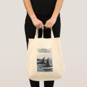 Orca Wheres #1 – アラスカ,シトカ トートバッグ (正面(商品))