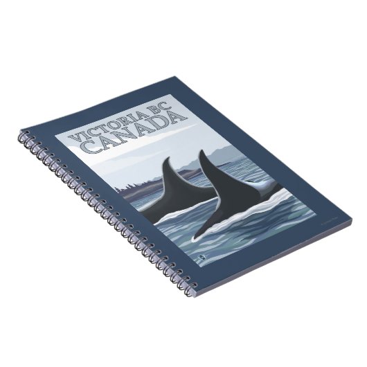 Orca Wheres #1 – ビクトリア，カナダ ノートブック (右側)