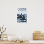 Orca Wheres #1 – ビクトリア，カナダ ポスター (キッチン)