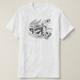 Orcanの決闘のファンタジーの芸術のゲーマーのグラフィック Tシャツ