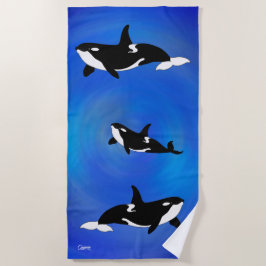 Orcas -ビーチタオル ビーチタオル