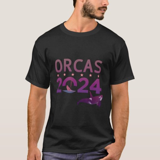 Orcas 2024 tシャツ (正面)