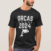 Orcas 2024 tシャツ (正面)