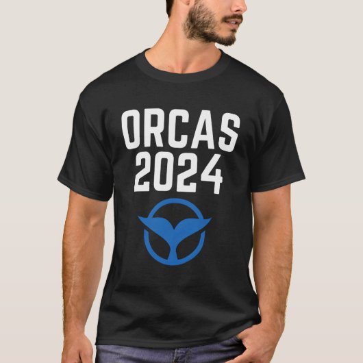Orcas 2024 tシャツ (正面)