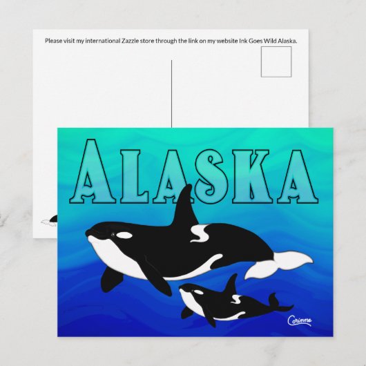 Orcas, Alaska – はがき (正面/裏面)