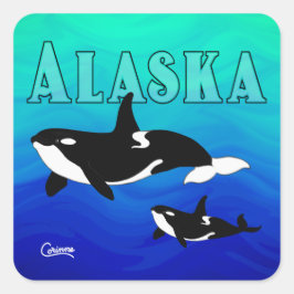 Orcas Alaska – 封筒シール スクエアシール
