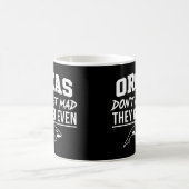 Orcas Don't Get Mad They Get Even コーヒーマグカップ (中央)
