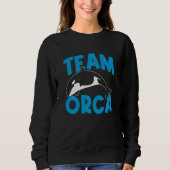 Orcas  Orca  Team Orca Whales Swea スウェットシャツ (正面)