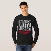 Orcas Straight Outta Library Book Tシャツ (正面フル)