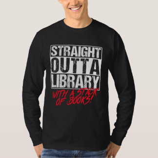Orcas Straight Outta Library Book Tシャツ