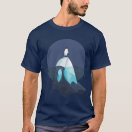 Orchaとして形作られる氷山のペンギン Tシャツ