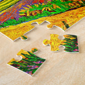 Orchard 縁ど by Cypresses Vincent Van ゴッホ ジグソーパズル (側面)