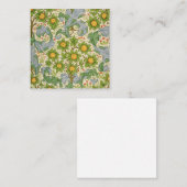 Orchard Dearle 1899ウィリアム・モリス スクエア名刺 (正面/裏面)