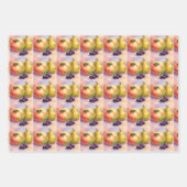 Orchard Fruit Gift Wrap | Apples & Pears Set ラッピングペーパーシート (正面)