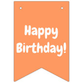 Orchard Garden Peach Summer Party bunting banner バンティングフラッグ (第2の旗)