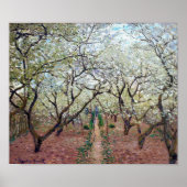 Orchard in Bloom, Claude Monet, 1879 ポスター (正面)