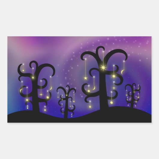 Orchard of Starsスタンプ 長方形シール (正面)