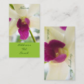 Orchid夫人 名刺 (正面/裏面)