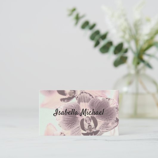 Orchid（名刺） 名刺 (スタンド正面)