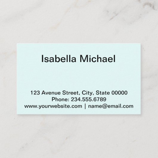 Orchid（名刺） 名刺 (裏面)