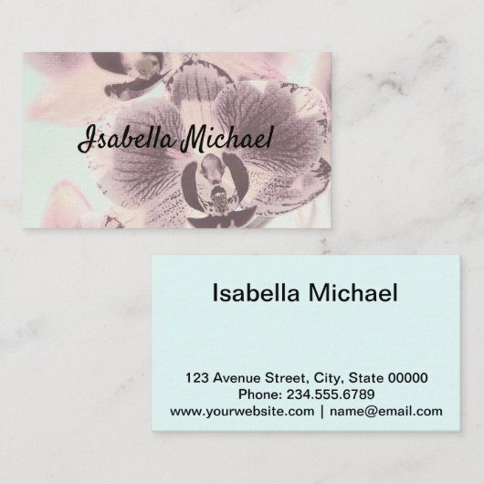 Orchid（名刺） 名刺 (正面/裏面)