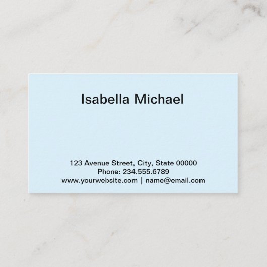 Orchid（名刺） 名刺 (裏面)