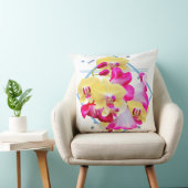 Orchid Flower Art Print クッション (椅子)
