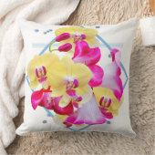 Orchid Flower Art Print クッション (ブランケット)