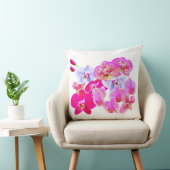 Orchid Flower Art Print クッション (椅子)