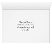 Orchid Flower Close Up Photography Note Card (内部横(下))