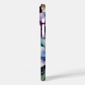 Orchid Flower iPhone Case Blue Pink Elegant Case-Mate iPhoneケース (裏面 / 左)