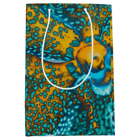 Orchid Fun Gift Bag ミディアムペーパーバッグ (正面)