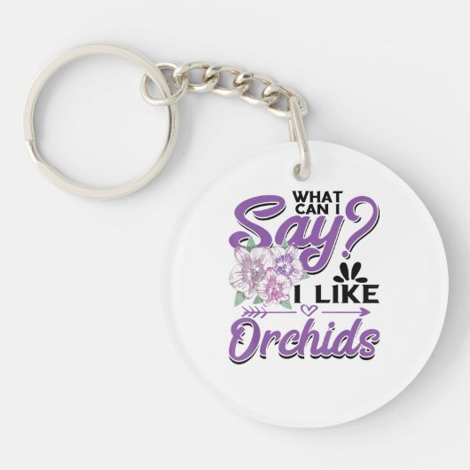 Orchid Gardening キーホルダー (正面)