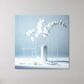 Orchid Geometry キャンバスプリント (正面)