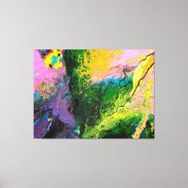 "Orchid in blooms #1", abstract, psychedelic キャンバスプリント