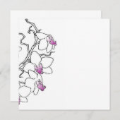 Orchid Invitation 招待状 (正面/裏面)