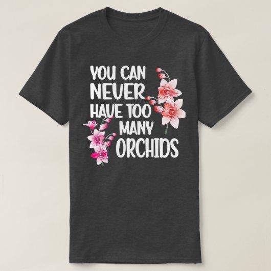 Orchid Lover Orchid Whisperer Orchid Plant Grower  Tシャツ (デザイン正面)