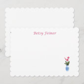 Orchid Notecard シーズンカード (正面/裏面)