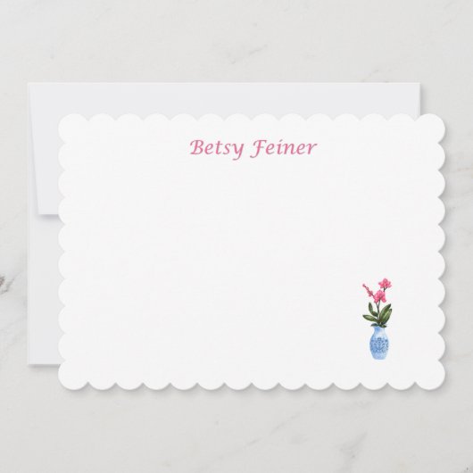 Orchid Notecard シーズンカード (正面)