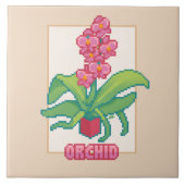 Orchid, Pixelart  タイル (正面)