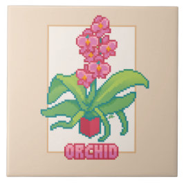 Orchid, Pixelart  タイル