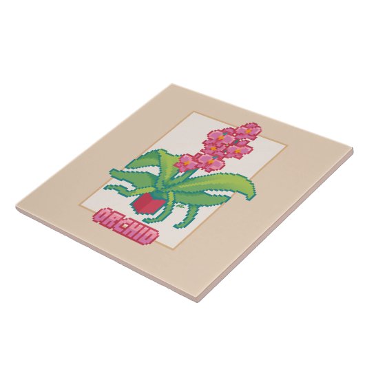Orchid, Pixelart  タイル (側面)