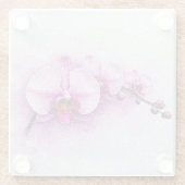 Orchid Sky Serenade ガラスコースター (裏面)