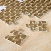 Orchid, snake plant Pixelart, Pixel Art ジグソーパズル (側面)