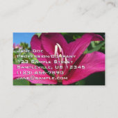 Orchid Tree Blossom Tropical Floral 名刺 (正面)